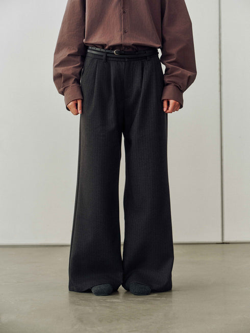 Tailored Wide-Leg Trousers